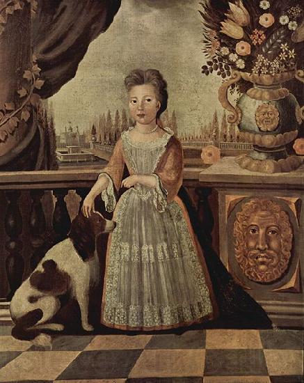 Kuhn Justus Engelhardt Portrait of Eleonor Darnhall Norge oil painting art